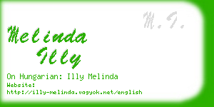 melinda illy business card